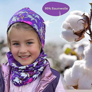 Комплект детский: Шапка-бини и шарф-петля Heckbo 360 synthetic.ua - Фото 1