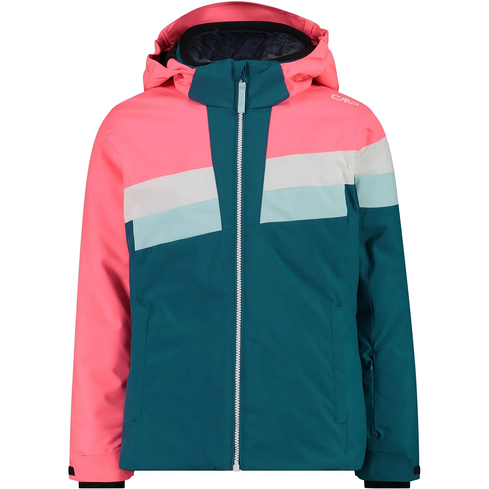 Куртка CMP Kid G Jacket Snaps Hood Teal, фото №1 Куртка CMP Kid G Jacket Snaps Hood Teal, фото №1
