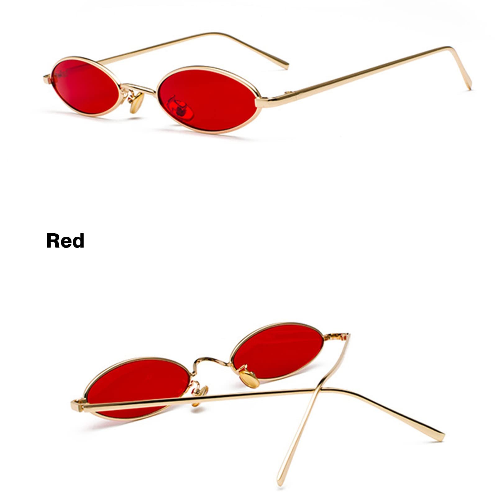 Вінтажні маленькі овальні сонцезахисні окуляри Ggpyyon для жінок та чоловіків, ретро, фото №7