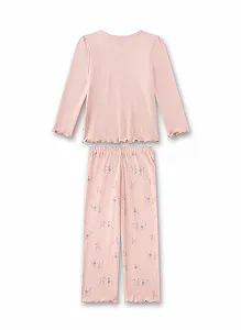 Пижама Sanetta для девочек Длинная Розовый synthetic.ua - Фото 1