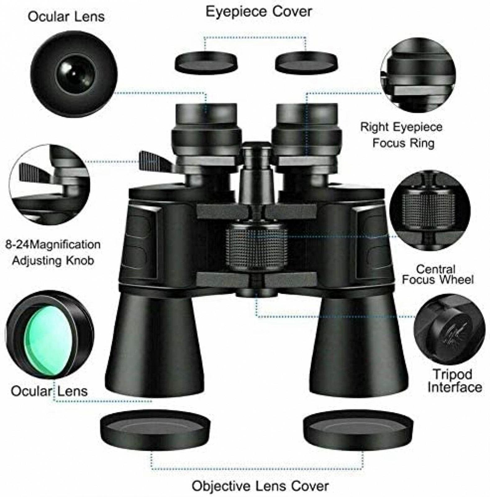 Телескопічний Бінокль 180 x 100 Zoom Day Night Outdoor Travel Waterproo, фото №4