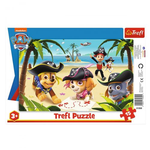 Пазлы с рамкой Щенячий патруль 15 элементов [tsi158433-TSI], фото №1