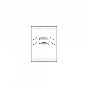 Комплект аксессуаров, тормозные колодки дискового тормоза TRISCAN 8105 291608, передний мост - Фото 1