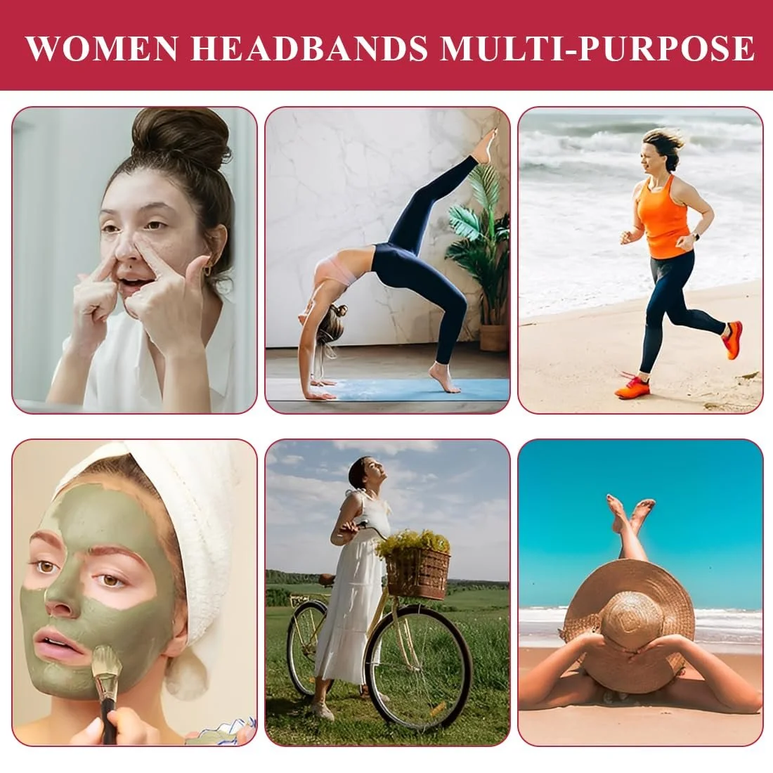 Набір з 4 жіночих пов'язок на голову в стилі бохо з леопардовим принтом, фото №6 Набір з 4 жіночих пов'язок на голову в стилі бохо з леопардовим принтом, фото №6