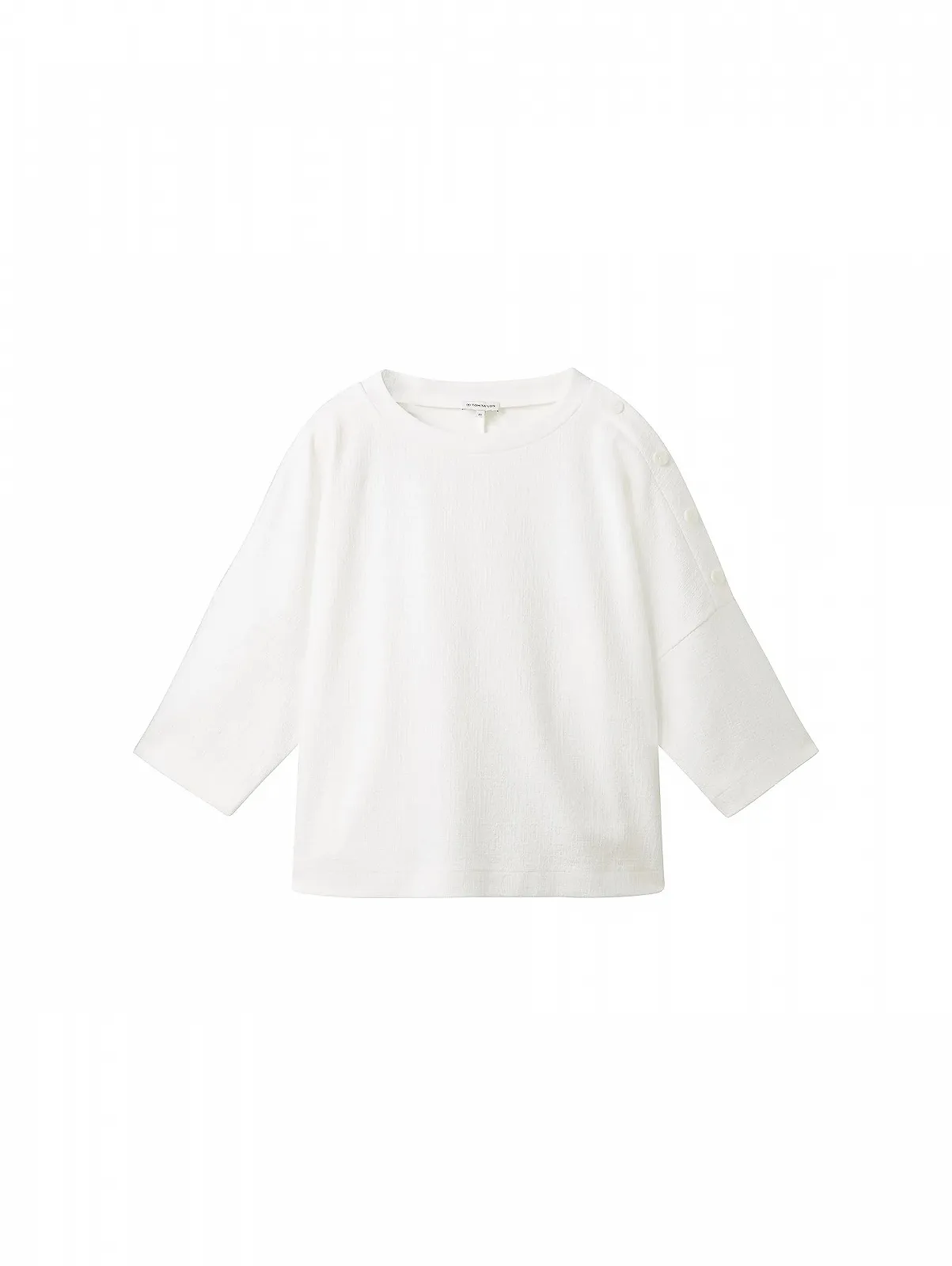 Жіночий світшот вільного крою TOM TAILOR з ґудзиками, фото №3