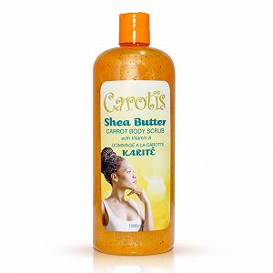 Гель для душу Carotis Shea Butter Body Wash освітлювальний з олією ши та вітаміном А 1000 мл - Фото 1
