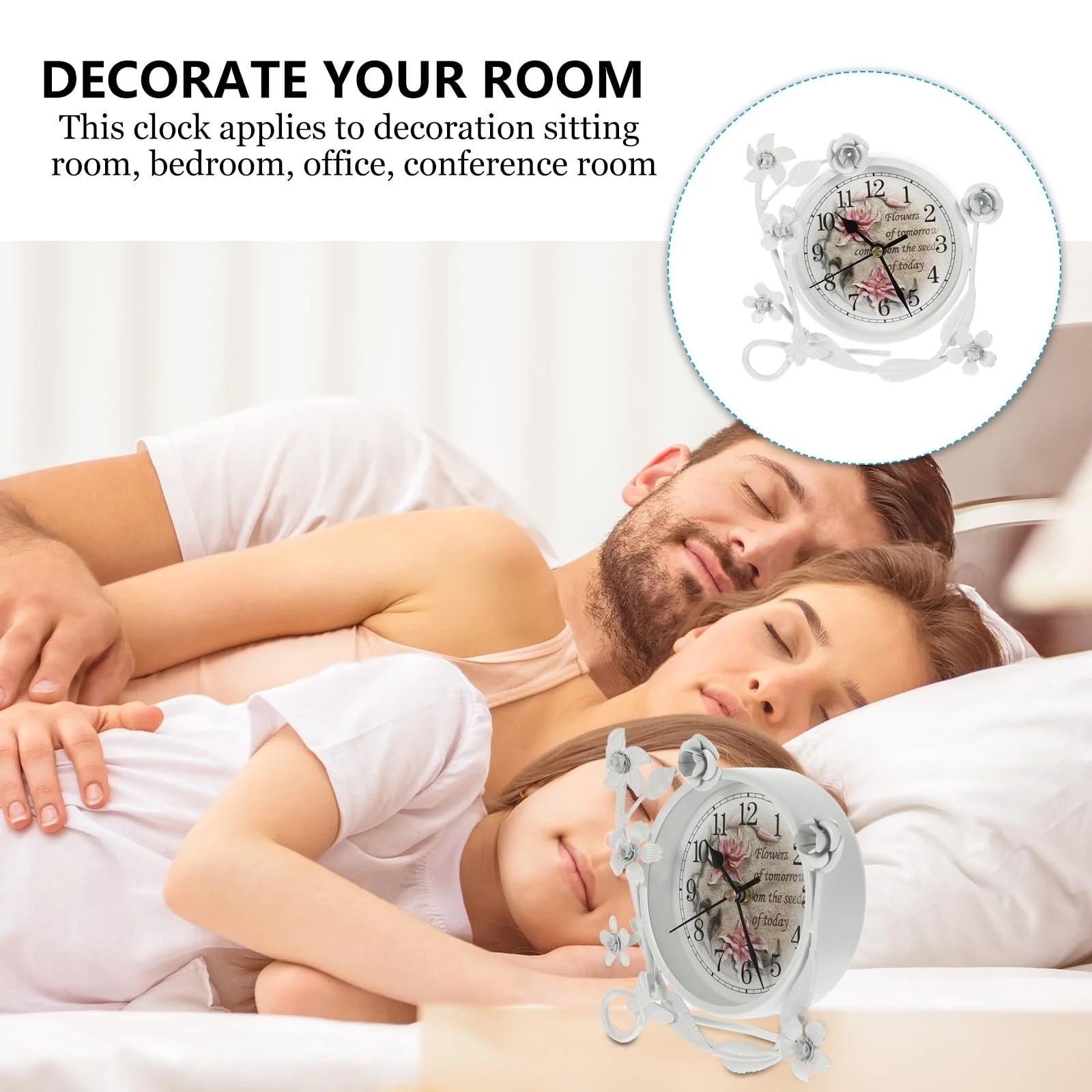 Настольные часы Garneck Винтажные, в стиле рустик, фото №7