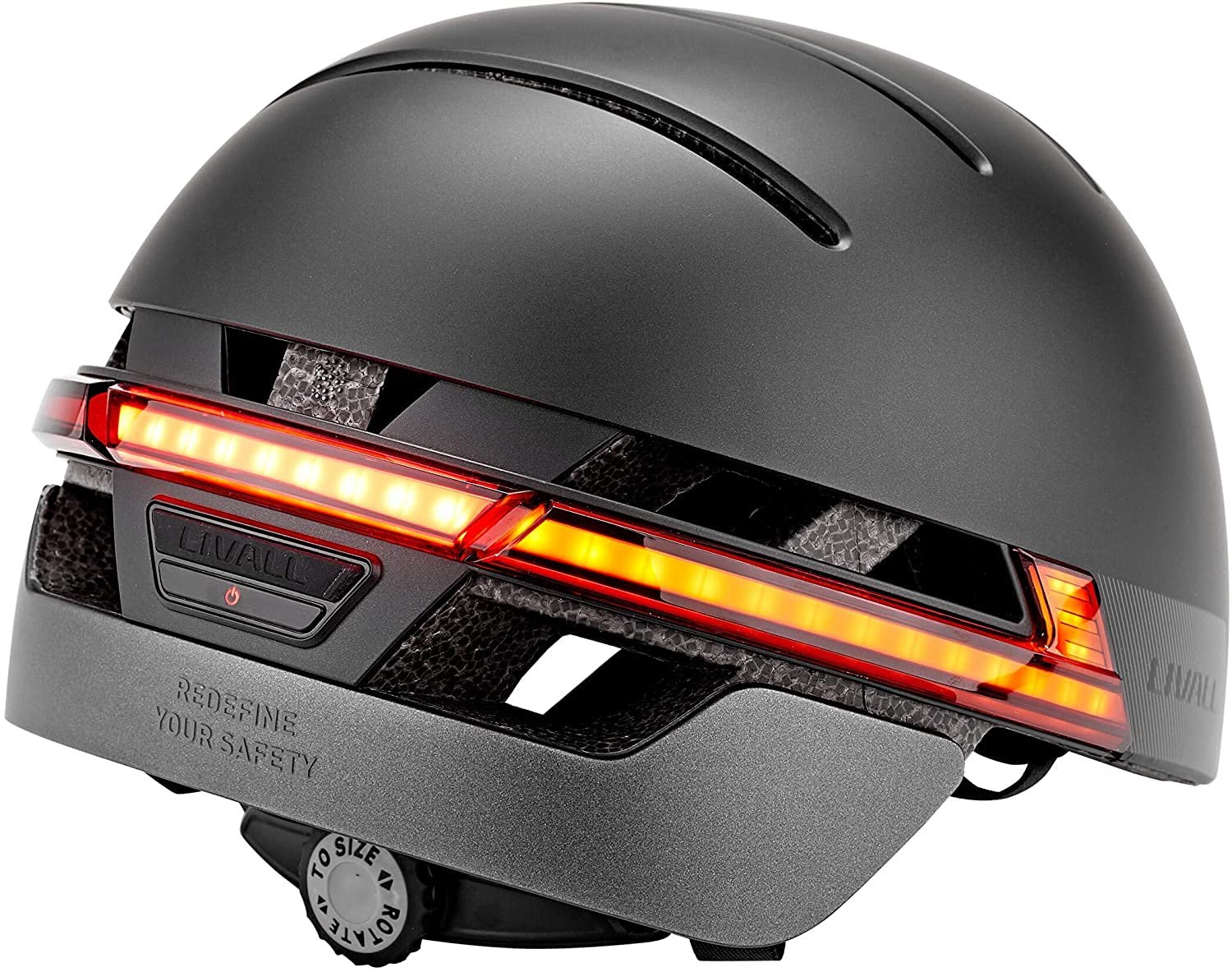 Велосипедний шолом Livall BH51T Neo Унісекс для дорослих, чорний, 54-58 см, фото №2