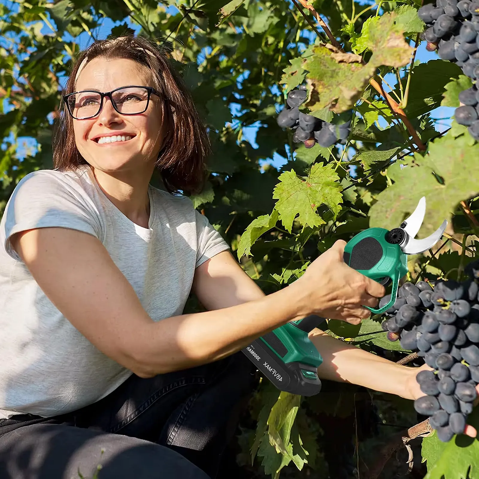 Електричні секатори XMTECH акумуляторні, 21 V, 3000 mAh, фото №6