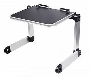 Подставка для ноутбука Table Buddy Эргономичная, алюминиевая, легкая, регулируемая по высоте, регулируемая по углу наклона, складная, 30.5 x 24.5 см synthetic.ua - Фото 1