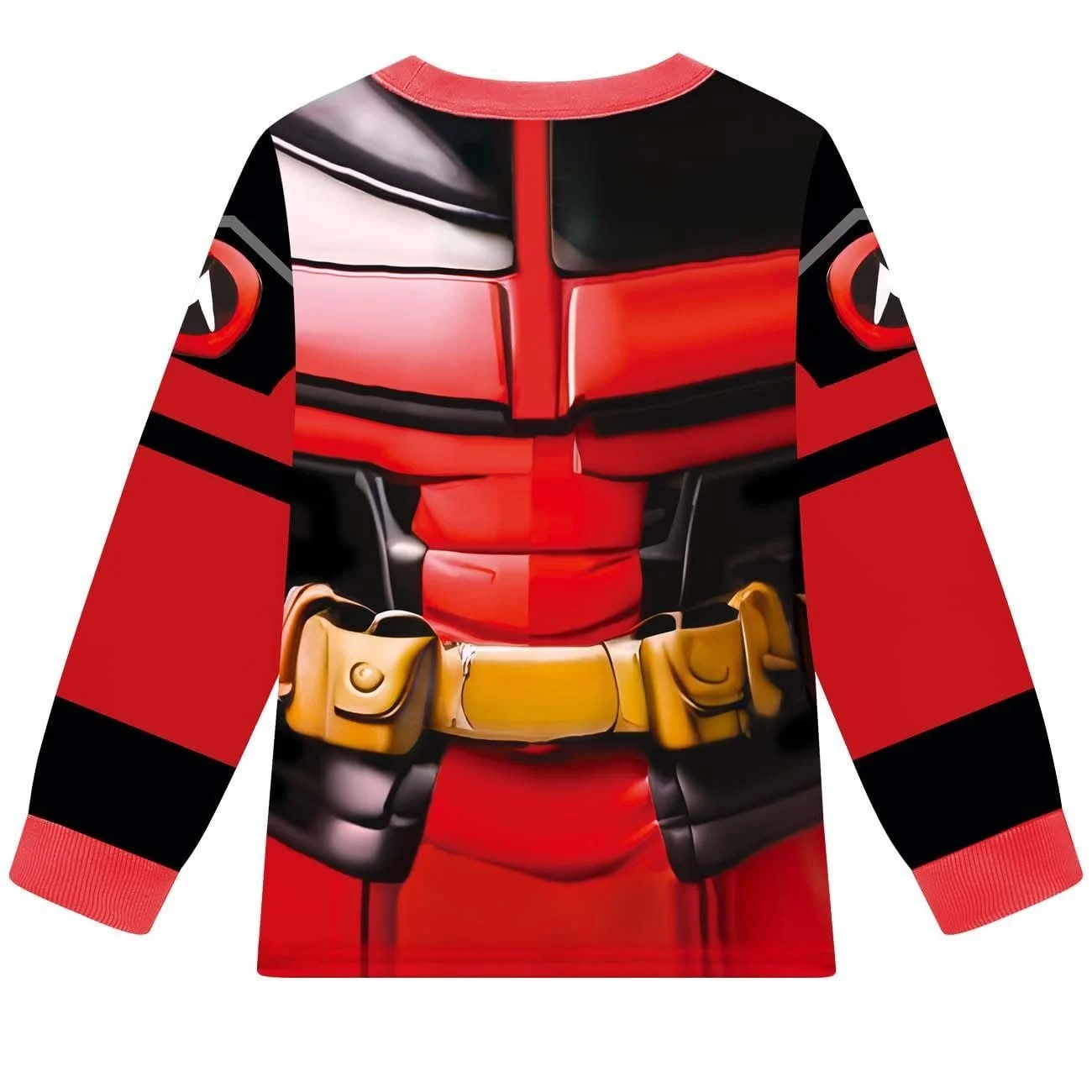 Комплект піжамний Delanhon для хлопчиків, з довгими рукавами, футболка та штани, фото №4