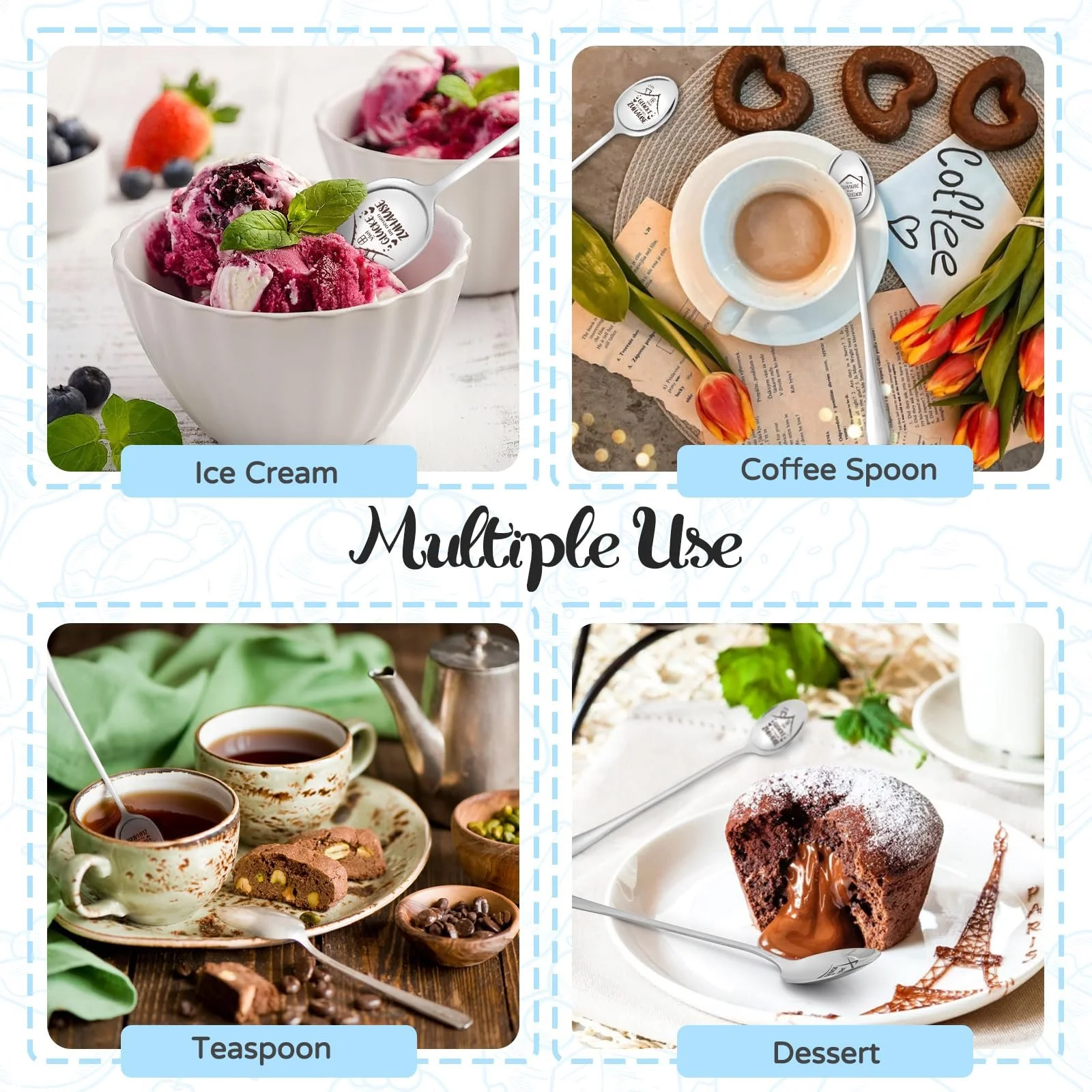 Ложка кофейная Housewarming Gift 195 см, нержавеющая сталь, фото №7