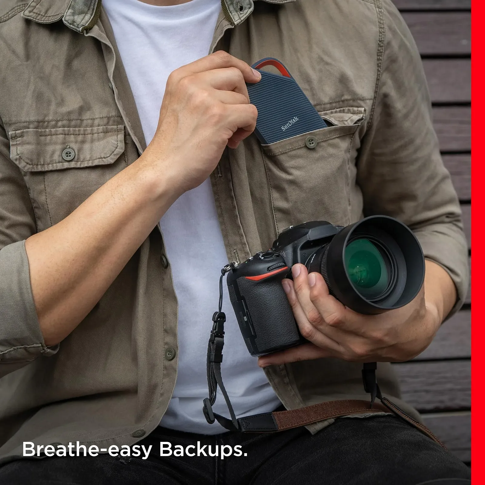 Портативний SSD-накопичувач SanDisk Extreme PRO 2TB USB4 IP65, фото №6 Портативний SSD-накопичувач SanDisk Extreme PRO 2TB USB4 IP65, фото №6