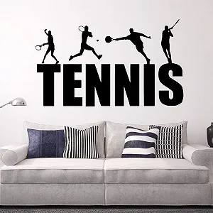 Наклейка на стіну Tennis Player 71 x 42 см - Фото 1
