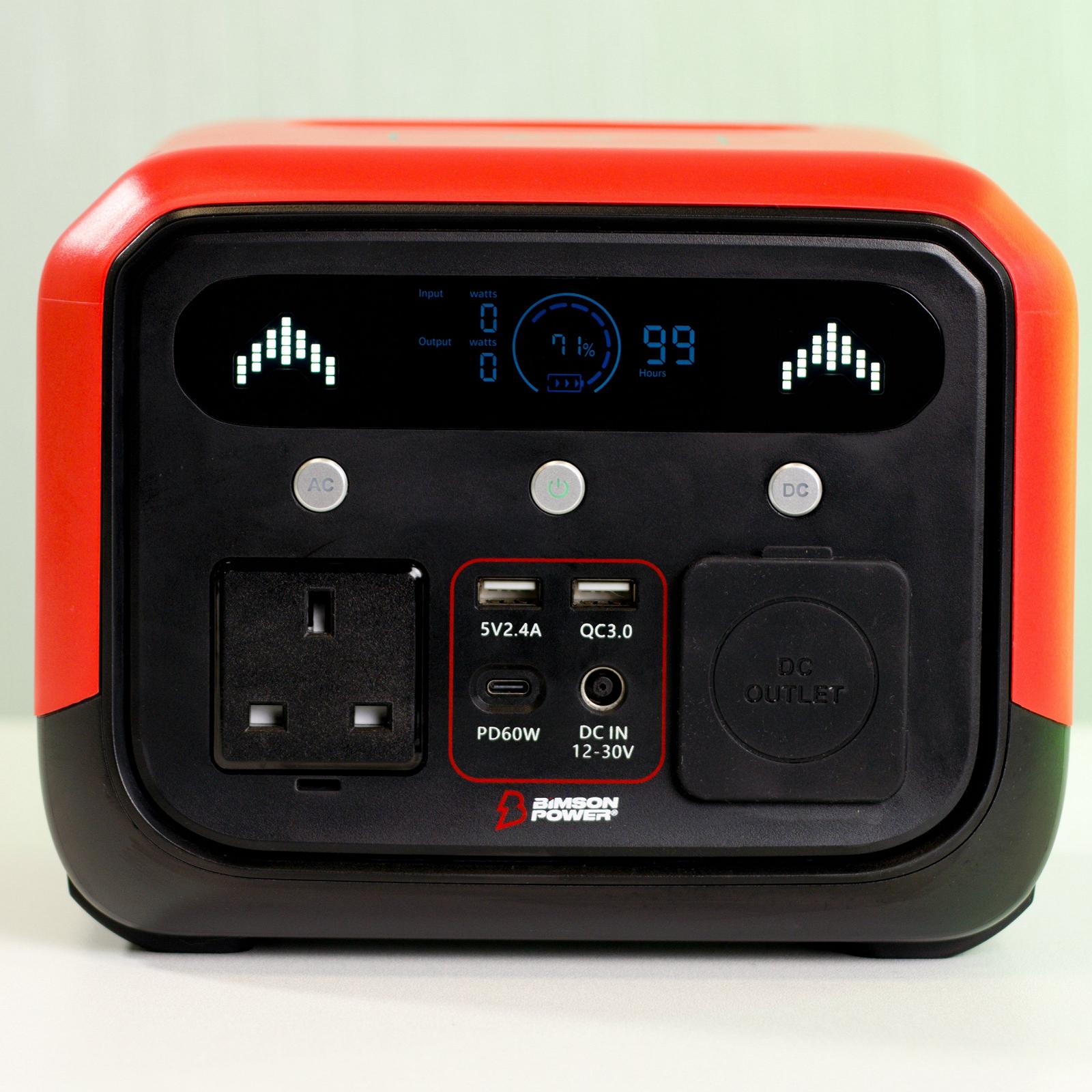 Зарядна станція Bimson Power BP330PPS 600 Вт / 330 Вт / 275 Вт*год / Чиста синусоїда, фото №1