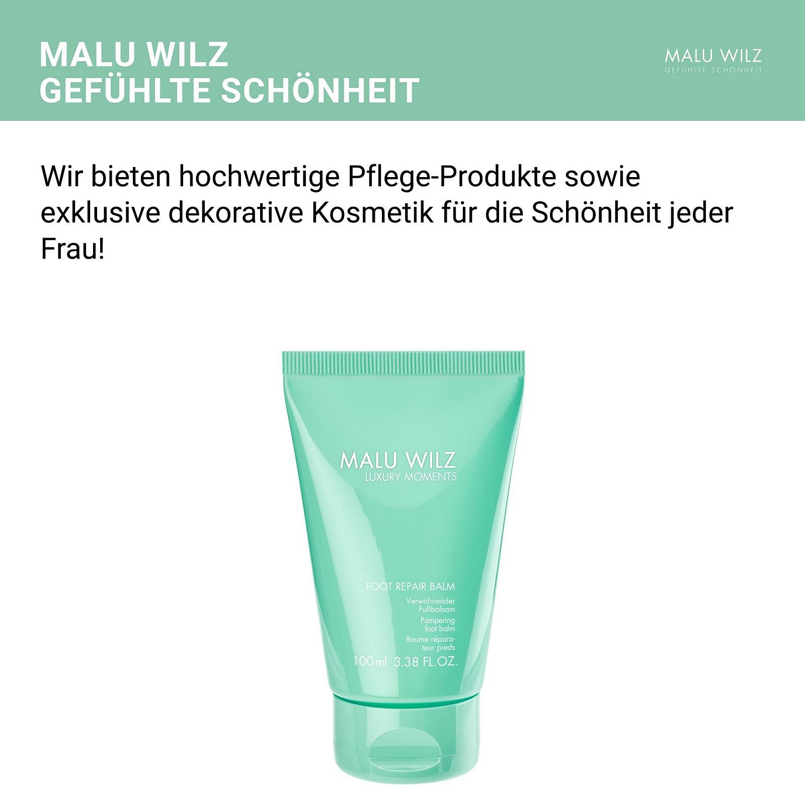Бальзам для ніг Malu Wilz Foot Repair Balm відновлювальний з маслом ши, екстрактом чаю матча та лемонграсом 100 мл, фото №2
