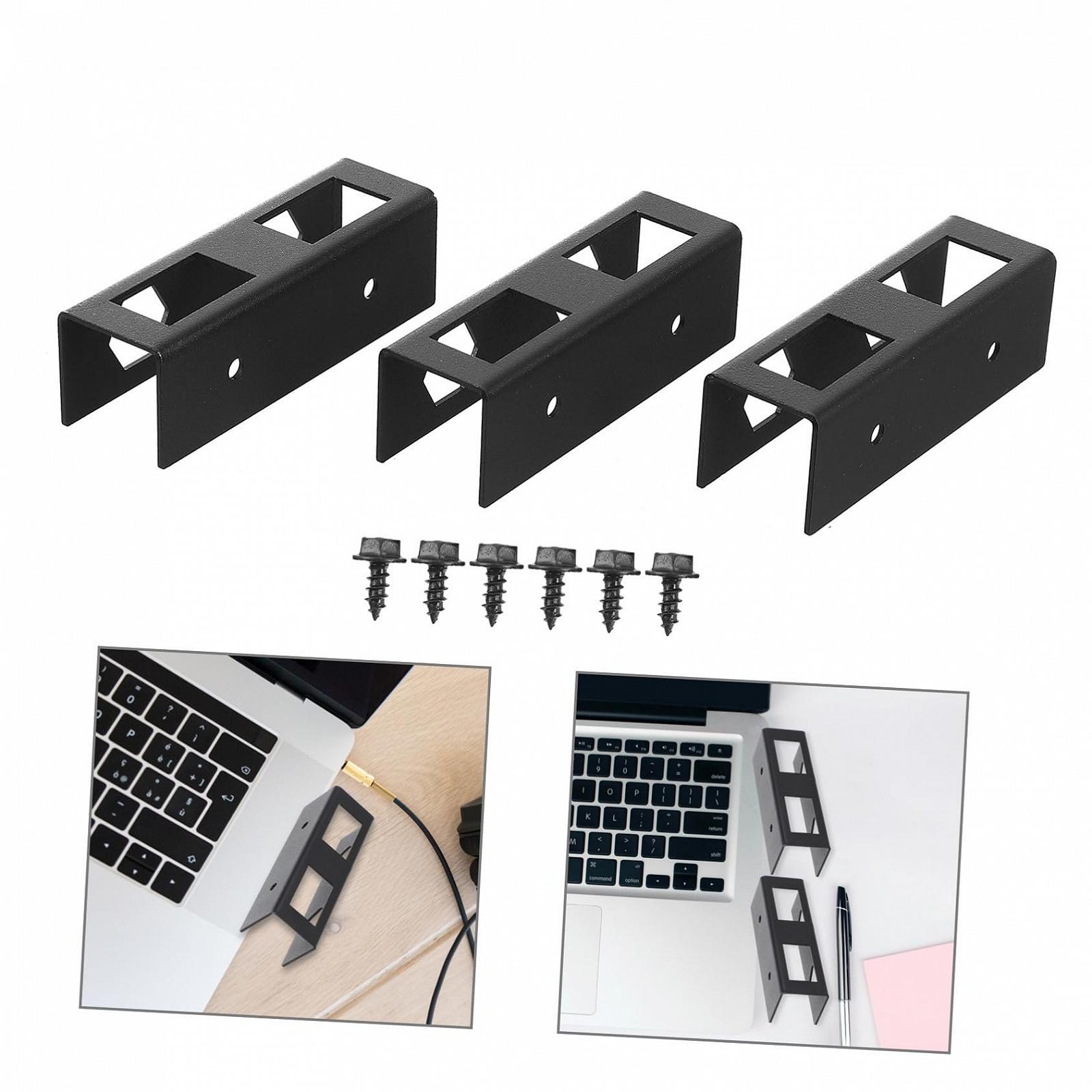 Держатель для ноутбука под стол Черный, фото №9 Держатель для ноутбука под стол Черный, фото №9