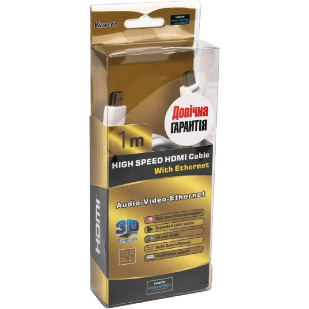 Кабели мультимедийные Viewcon HDMI to HDMI  1.0m VD 161-1m, фото №2