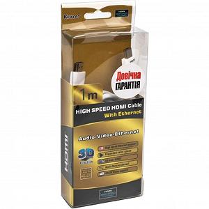 Кабели мультимедийные Viewcon HDMI to HDMI  1.0m VD 161-1m synthetic.ua - Фото 1