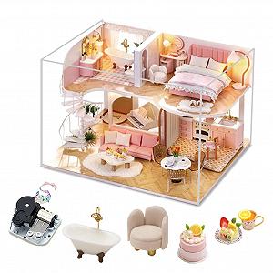 Будиночок Ляльковий Дуplex Apartment із захисною кришкою та музичною скринькою DIY Мініатюрні меблі 3D Пазл із LED підсвіткою - Фото 1
