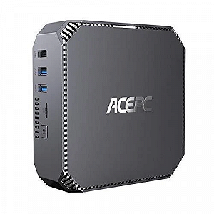 Міні ПК ACEPC AK2 / Intel Celeron J3455 / RAM 8GB / SSD 256GB / 2 x HDMI / LAN  / Wi-Fi 802.11ac / Bluetooth 4 / Windows 11 / Сірий - Фото 1