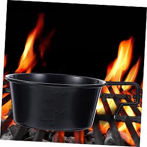 Миски ABOOFAN 5 шт. для кемпинга, из нержавеющей стали, с ручкой, металлические synthetic.ua - Фото 1