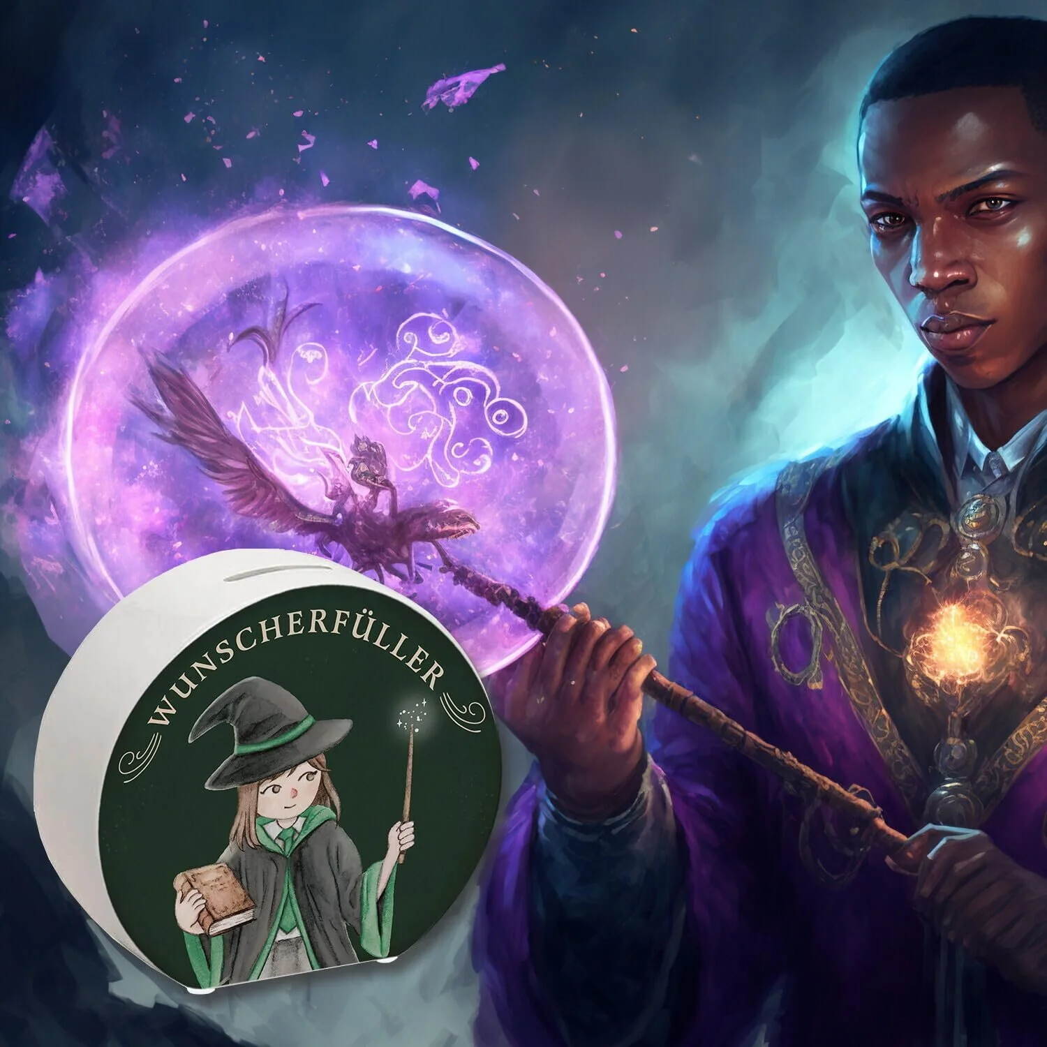 Скарбничка Magic School Учень-чарівник Wish Fulfiller, фото №6