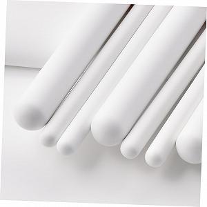 Набор кистей для макияжа Beavorty 10 шт, деревянные, белые synthetic.ua - Фото 1