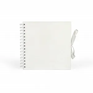 Купить Фотоальбом-скрэпбук Твердая обложка Средний Белый - Фото 1 Фотоальбом-скрэпбук Твердая обложка Средний Белый - Фото 1