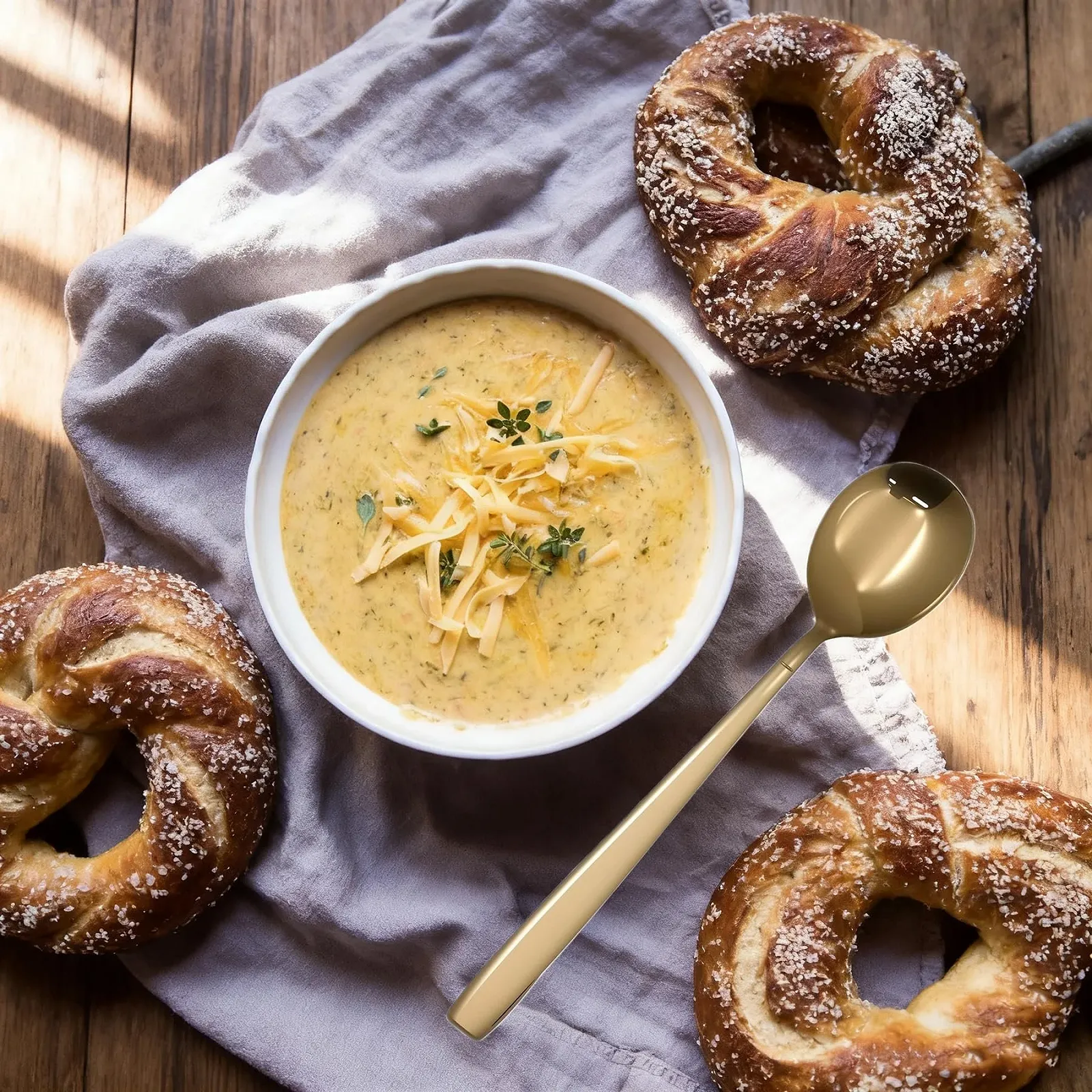 Ложка для супу набір, нержавіюча сталь, 12 штук, 16 cm, золотий, фото №8 Ложка для супу набір, нержавіюча сталь, 12 штук, 16 cm, золотий, фото №8