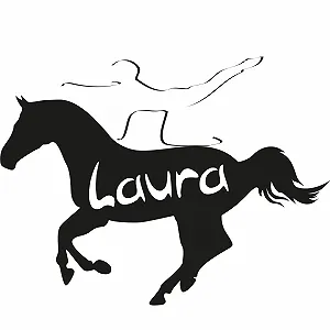 Наклейка на стіну GRAZDesign 049 Vaulting on Horse 76 x 57 см Королівський синій synthetic.ua - Фото 1