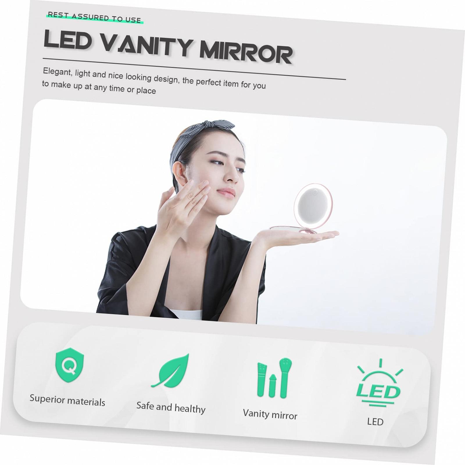 Зеркало Angoily 1 Satz LED Makeup Mirror с подсветкой, фото №2 Зеркало Angoily 1 Satz LED Makeup Mirror с подсветкой, фото №2