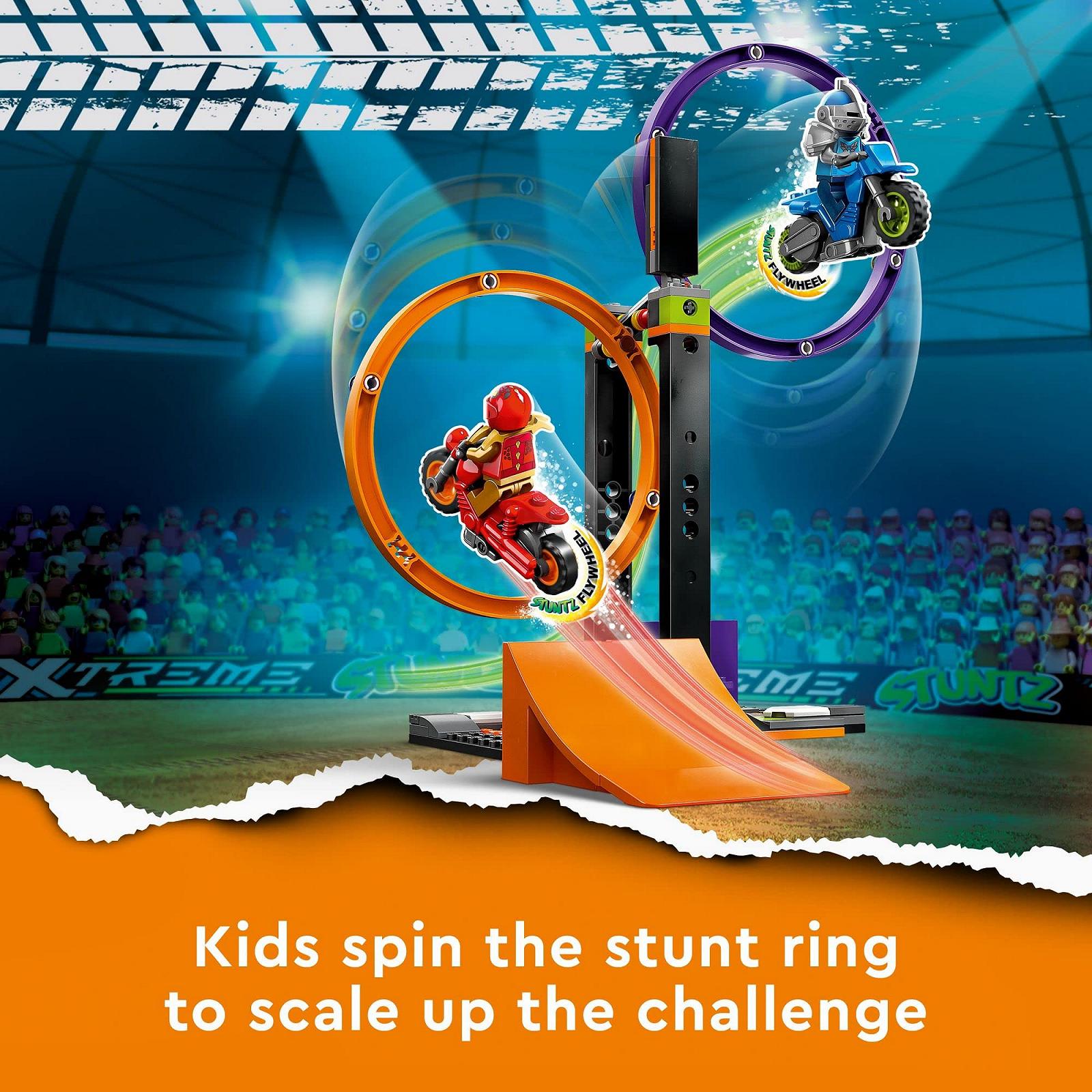 Конструктор LEGO City Stuntz Випробування на обертання 60360, фото №4 Конструктор LEGO City Stuntz Випробування на обертання 60360, фото №4