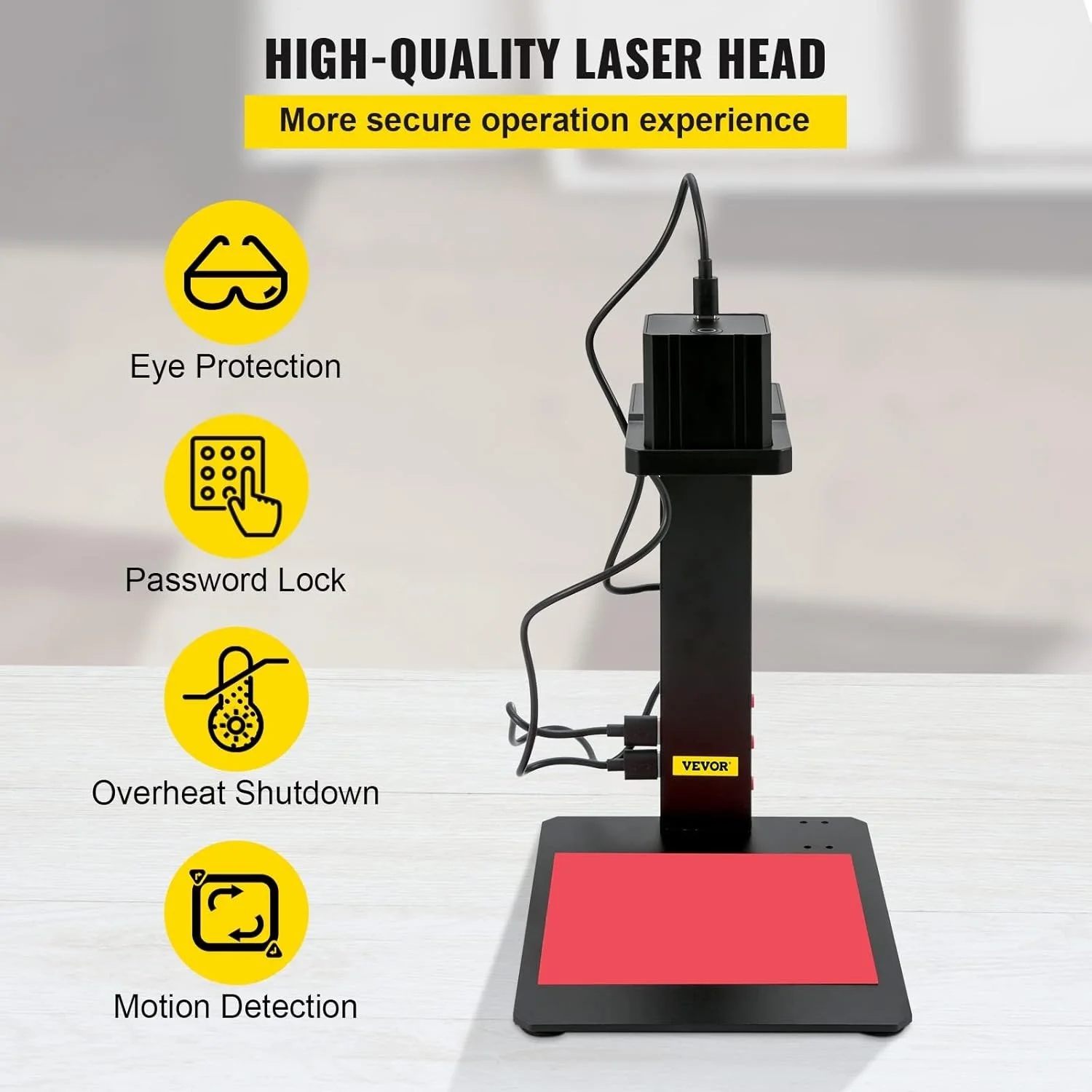 Міні-лазерний гравірувальний верстат VEVOR Type-C Bluetooth, фото №6