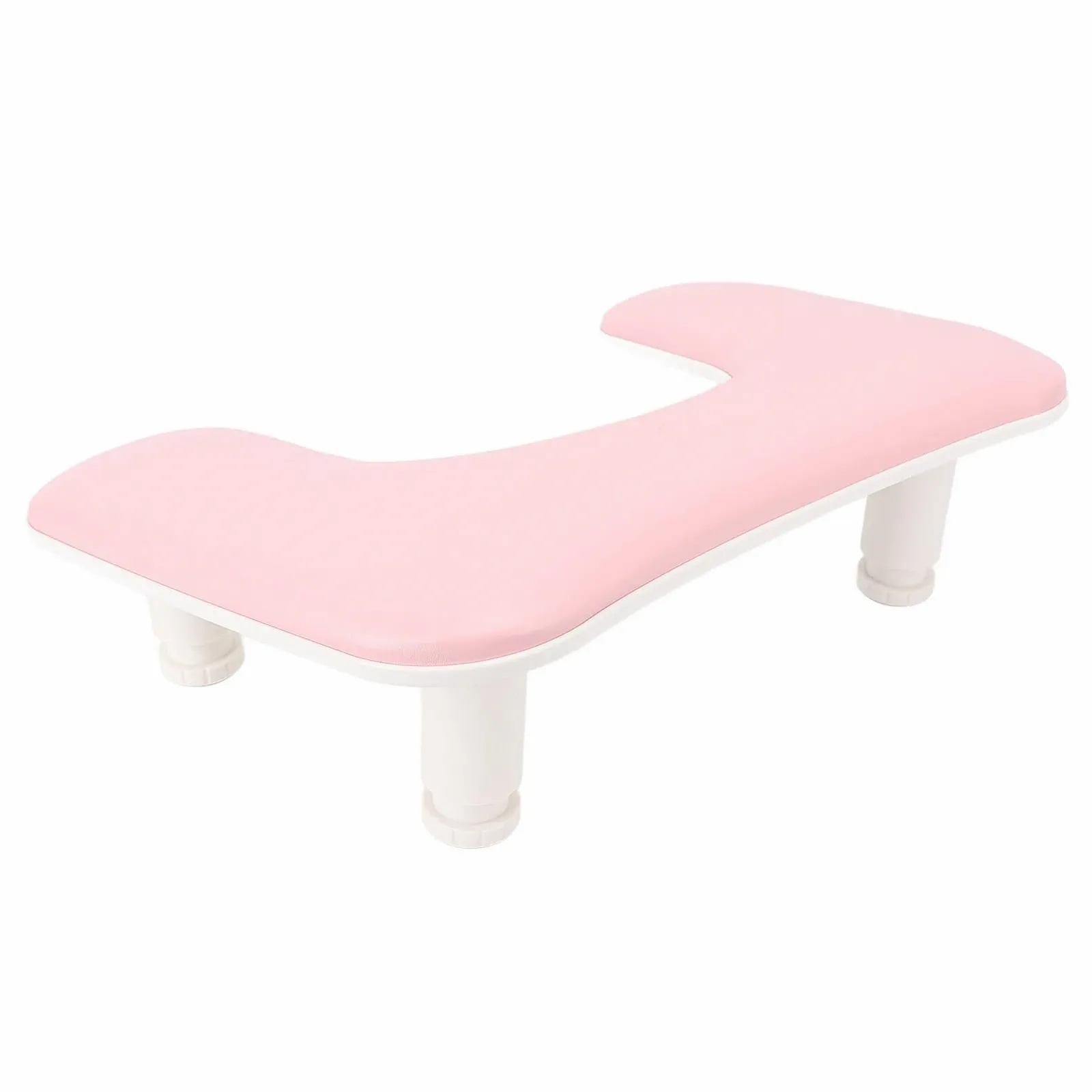 Підставка для рук U-подібна Регульована по висоті для манікюру рожева, фото №4 Підставка для рук U-подібна Регульована по висоті для манікюру рожева, фото №4