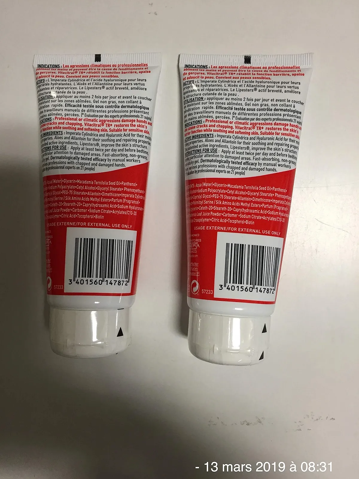 Гель Asepta Vita Citral Care TR+ Заспокійливий Відновлюючий 100 мл x 2 Тюби, фото №3