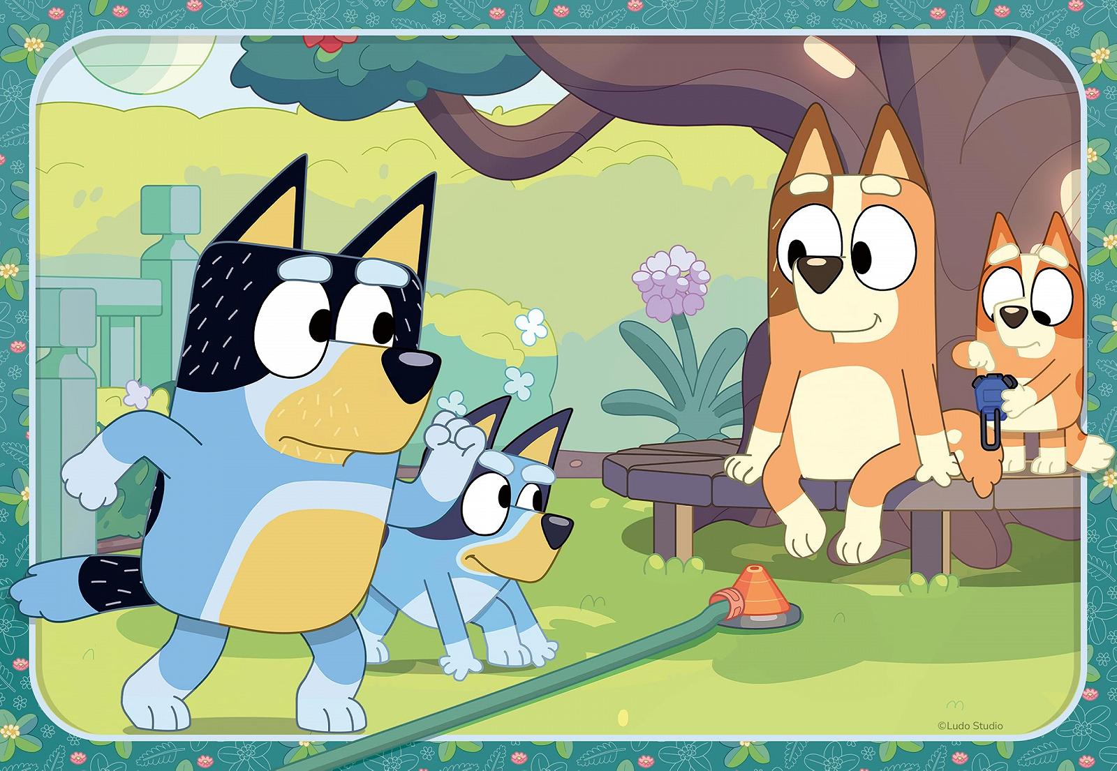 Дитячий пазл Ravensburger 12004111 Bluey 2 x 12 деталей 3+, фото №5