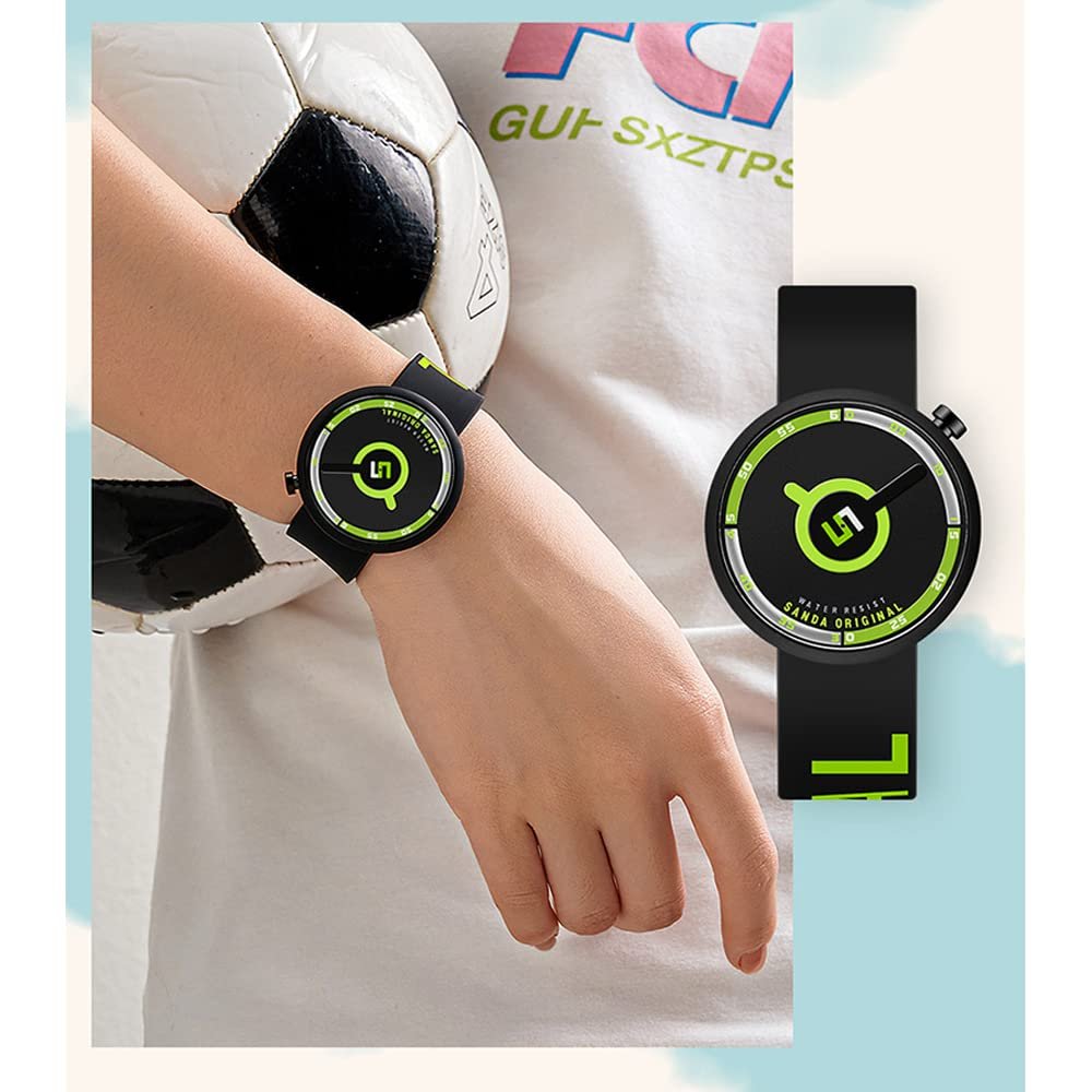 Женские часы Кварцевые FENKOO Xu
Ремешок деним, Трехмерный цифровой, фото №2