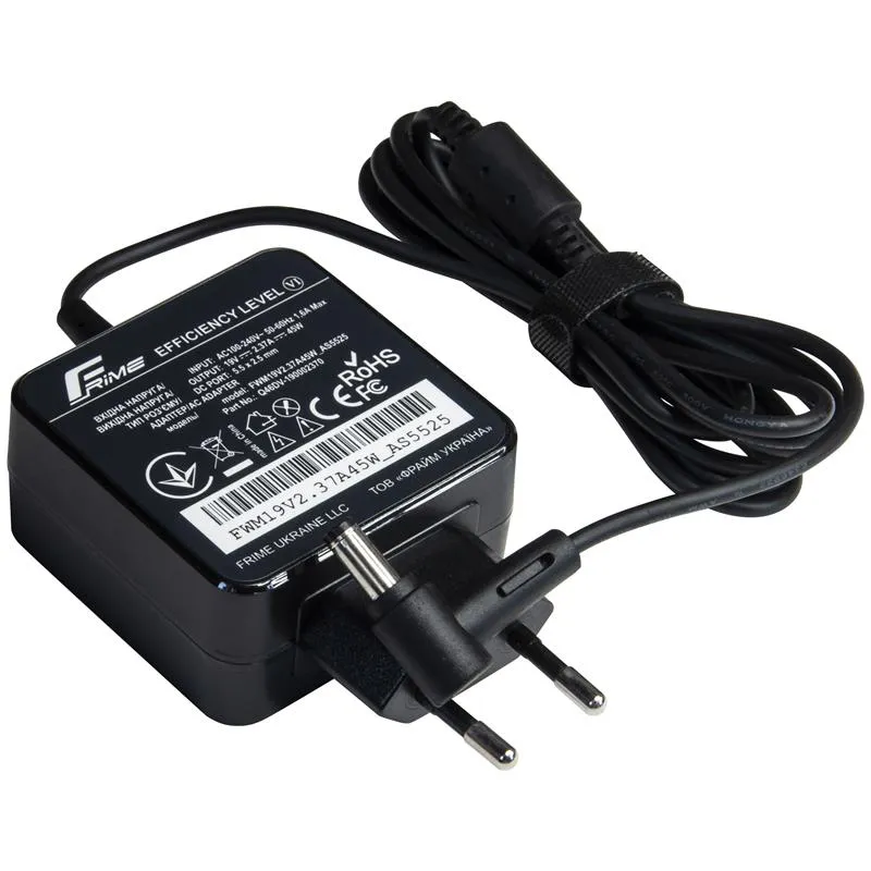 Блок питания Frime для ноутбука Asus 19V 2.37A 45W 5.5x2.5мм (FWM19V2.37A45W_AS5525), фото №1