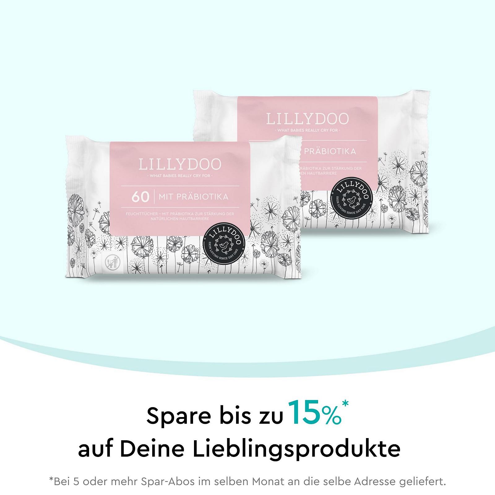 Влажные салфетки LILLYDOO Prebiotic 10 x 60 Без запаха, фото №7