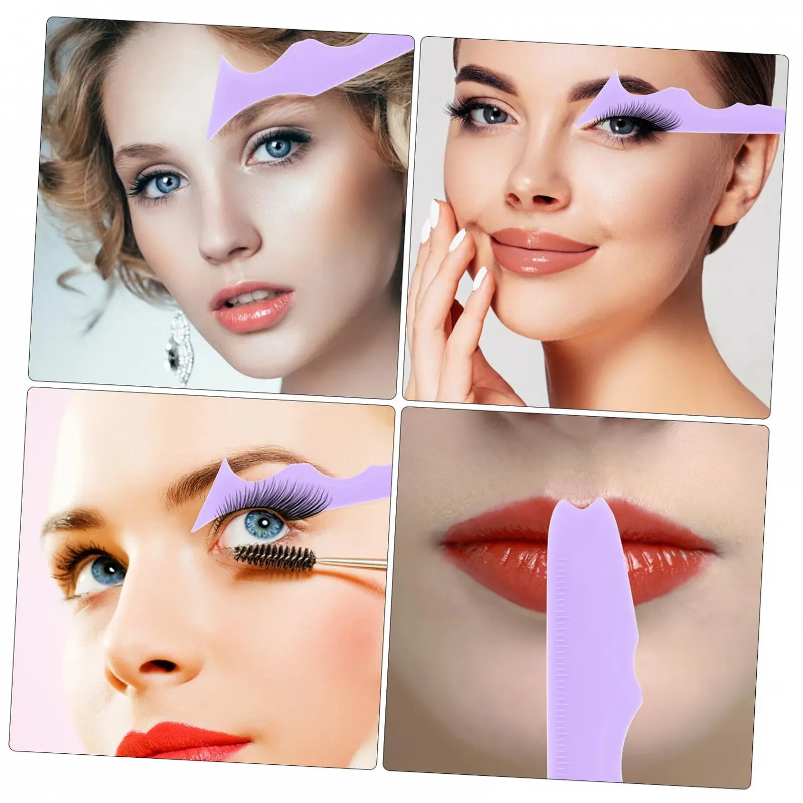 Трафарет MAGICLULU для макіяжу (4 шт.), фото №2