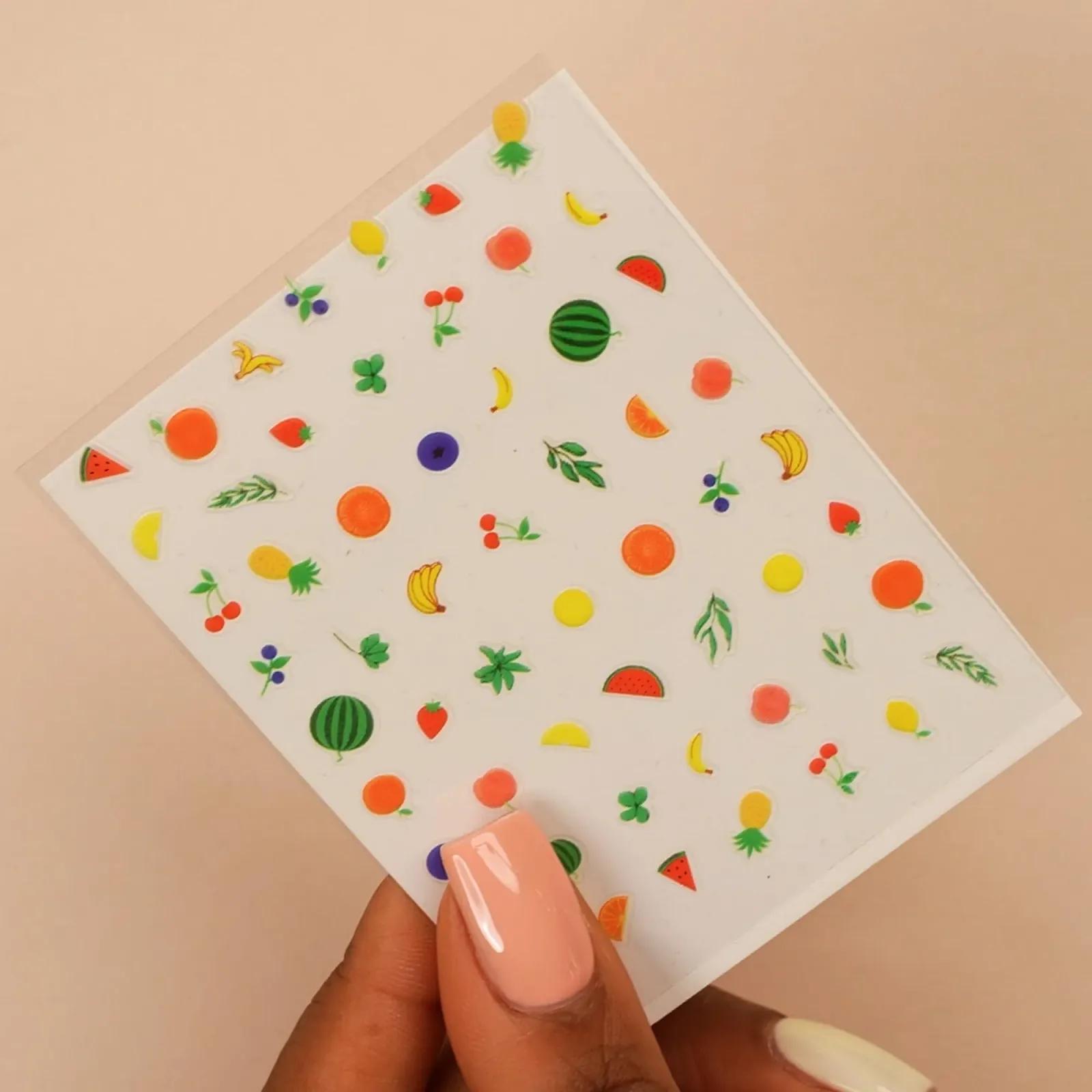 Гель-лак Mylee Tuscan Orchard Набор с наклейками для ногтей 2 x 10 мл, Персиковый, Кремовый, фото №7