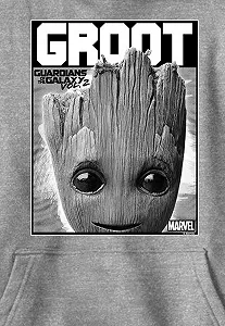 Худі Marvel Press Unisex Kinder Groot Bolden synthetic.ua - Фото 1