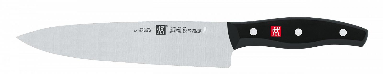 Набір ножів ZWILLING Twin Pollux Ніж для очищення овочів, Ніж для м'яса, Ніж шеф-кухаря, 3 шт, Спеціальна сталь, Пластикова ручка, фото №2
