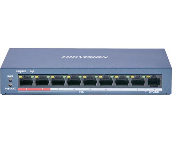 Комутатор Hikvision DS-3E0109P-E/M(B), фото №2
