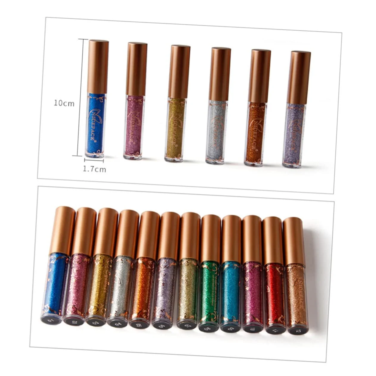 Рідка Підводка для очей DOITOOL Блискуча, фото №6