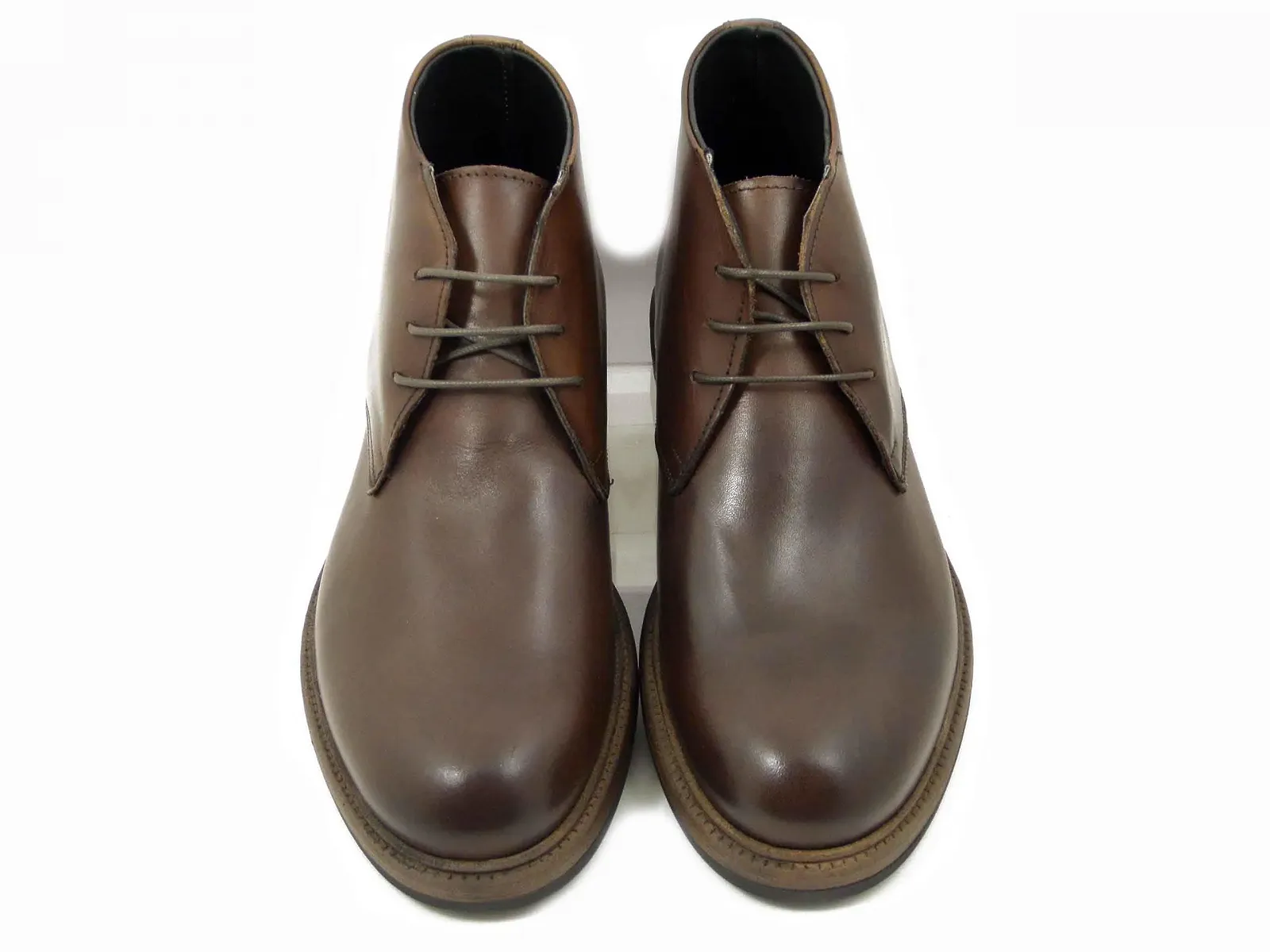 Ботинки Osvaldo Pericoli Boomerang TO77 Коричневая Полированная Кожа, фото №3