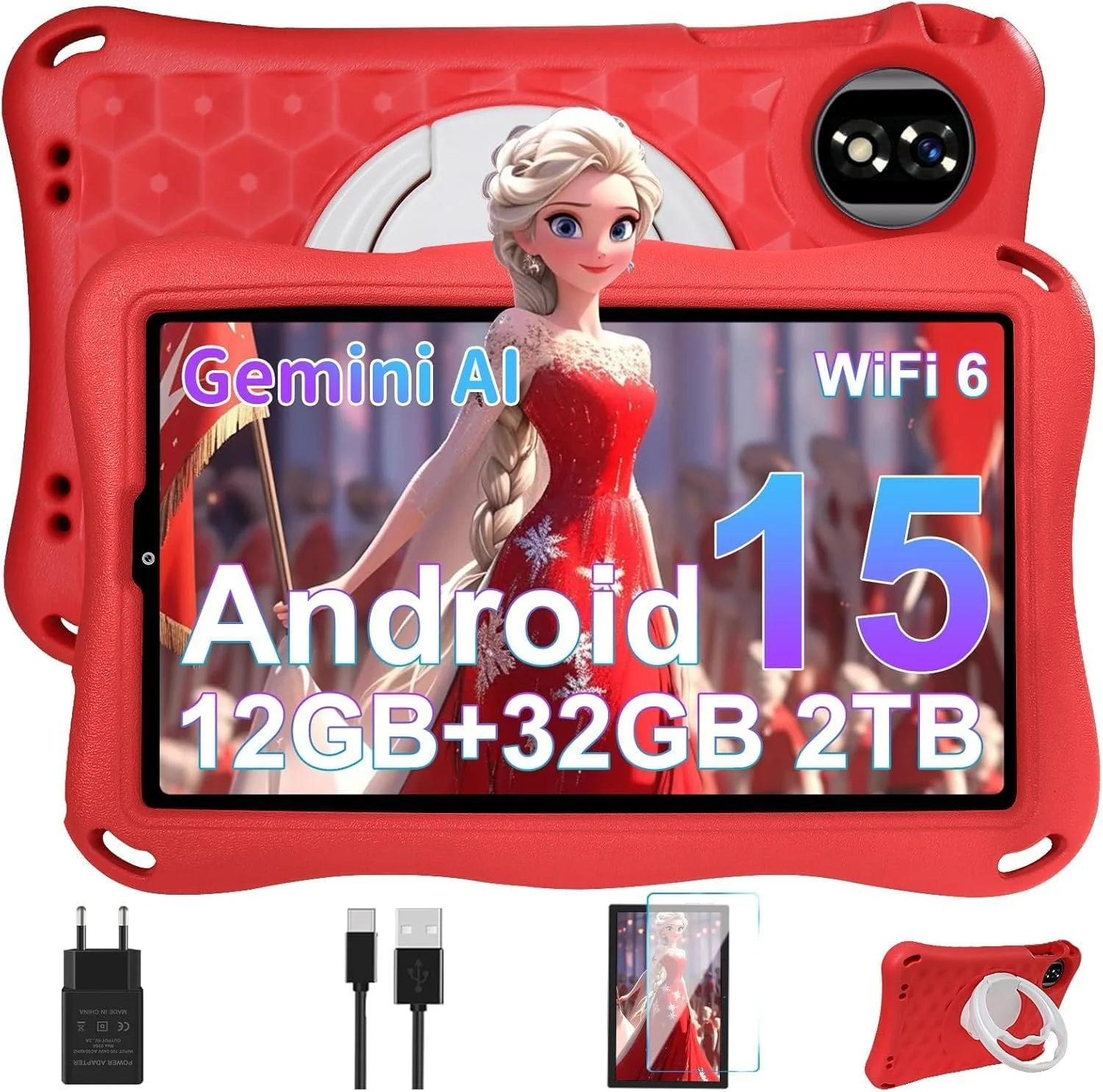 Планшет 9'' Full HD DEERTimeME  6+6/32Gb / 8 ядер / Android 15 Чорно-сірий, фото №1