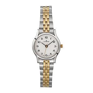 Винтажные часы Dugena Кварцевые Женские Корпус из нержавеющей стали Минеральное стекло Застежка на кнопке 3 Bar - Фото 1