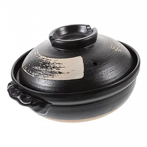 Керамическая кастрюля GLEAVI с керамической крышкой 500 мл для супов и тушения - Фото 1